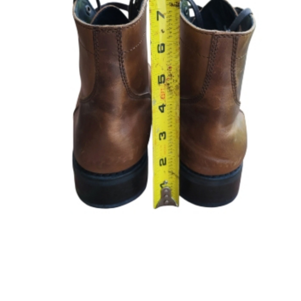 Thursday Boot Company Everyday Captain Brown Leather Lace Combat Ankle Women 10 - Picture 8 of 12